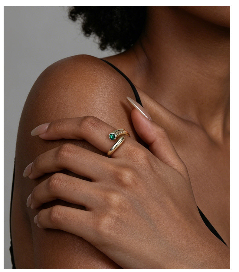 Sage Bezel Ring