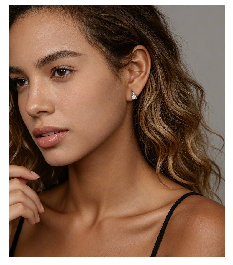 Moissanite Hoops