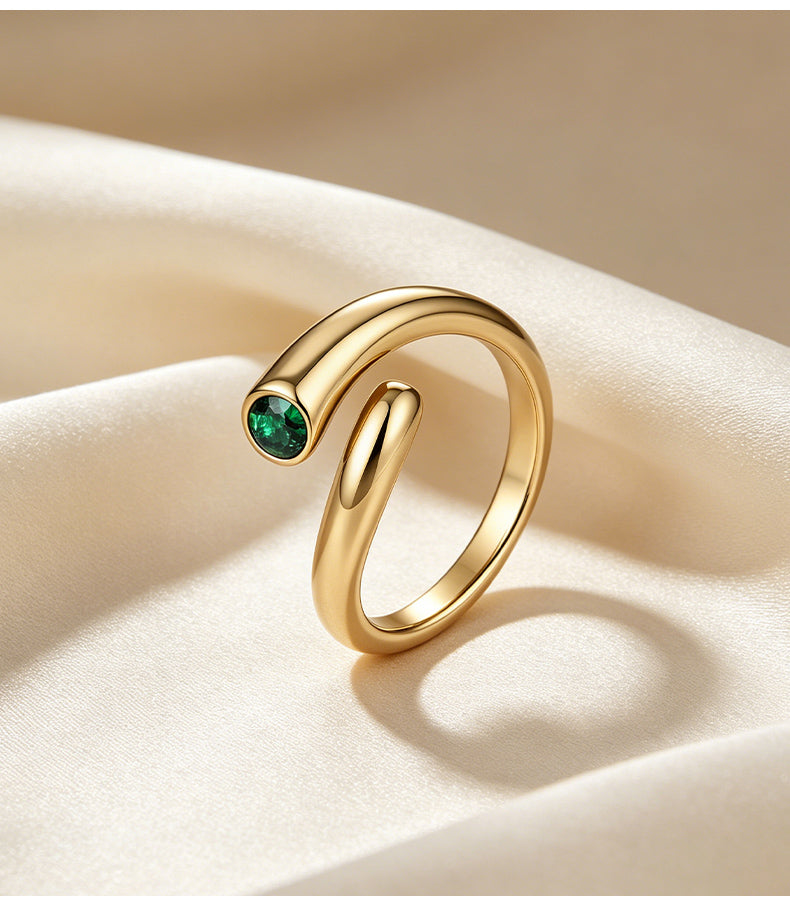 Sage Bezel Ring