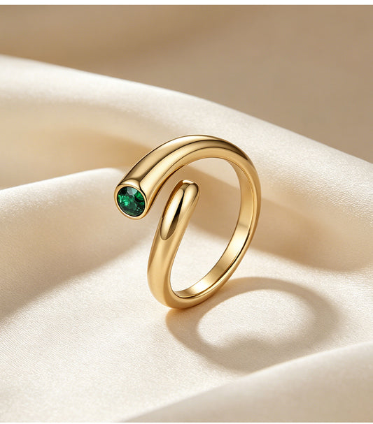Sage Bezel Ring