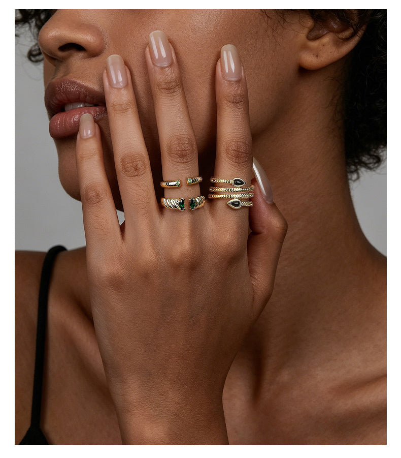 Sage Pavé Ring