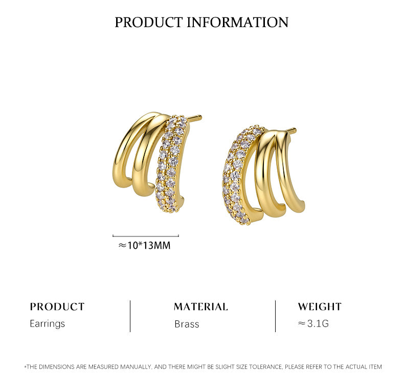 Pavé Studs