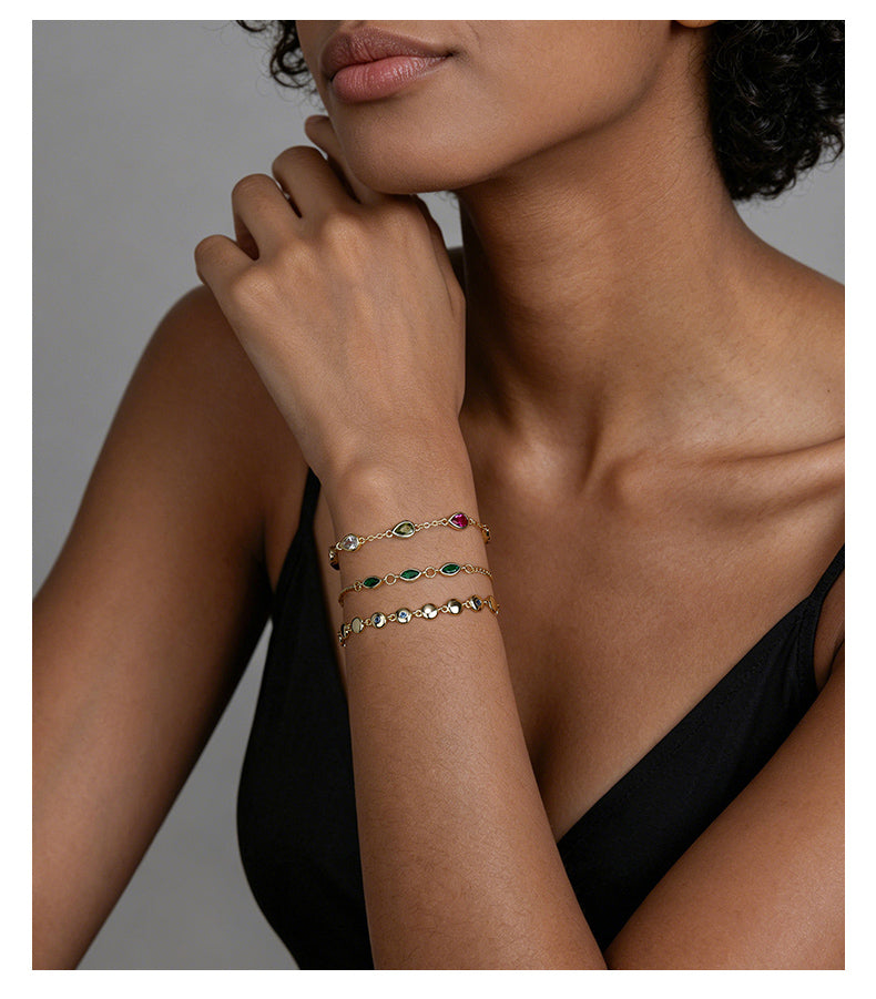 Rosé Bezel Bracelet