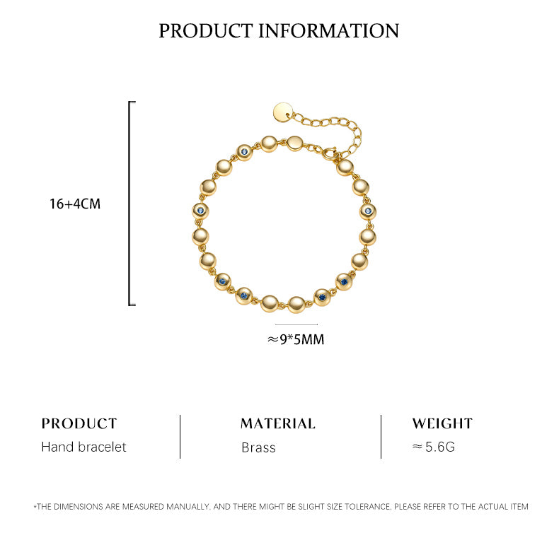 Rosé Bezel Bracelet