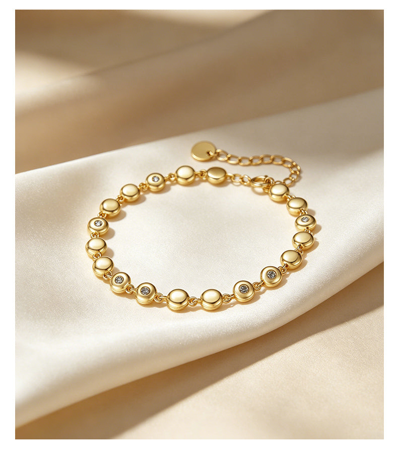 Rosé Bezel Bracelet