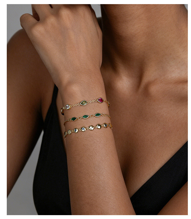 Rosé Bezel Bracelet